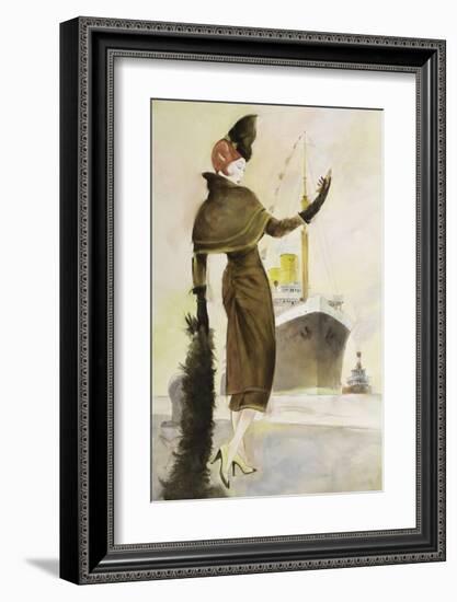 Ship Lady-Graham Reynold-Framed Art Print