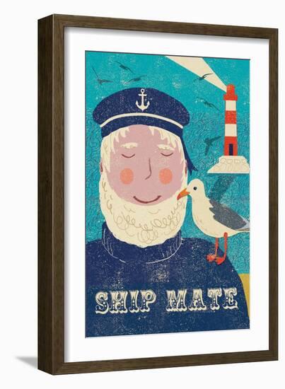 Ship Mate-Rocket 68-Framed Giclee Print