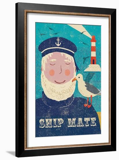 Ship Mate-Rocket 68-Framed Giclee Print