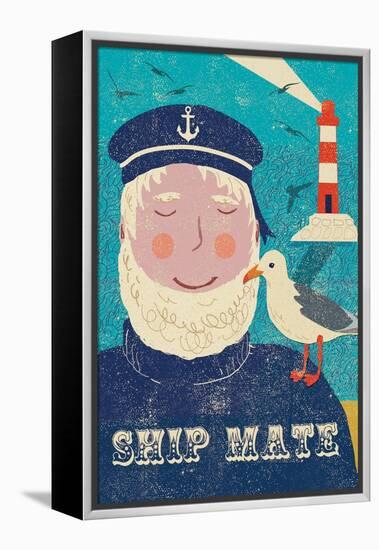 Ship Mate-Rocket 68-Framed Premier Image Canvas