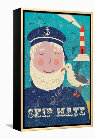 Ship Mate-Rocket 68-Framed Premier Image Canvas