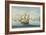 Ship Mount Vernon of Salem Outrunning a French Fleet-Michele Felice Corne-Framed Giclee Print