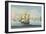 Ship Mount Vernon of Salem Outrunning a French Fleet-Michele Felice Corne-Framed Giclee Print