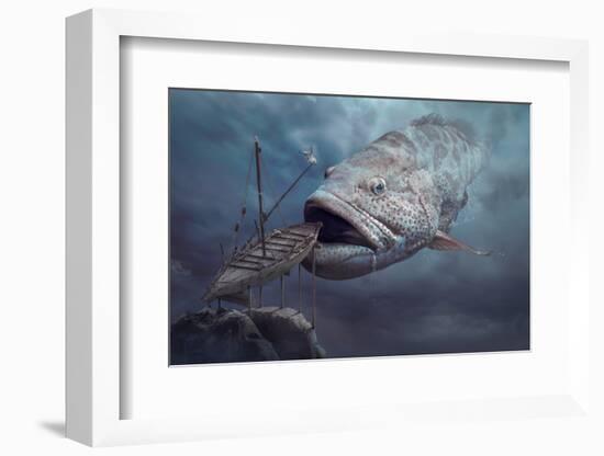 Ship of Hope-Sulaiman Almawash-Framed Photographic Print