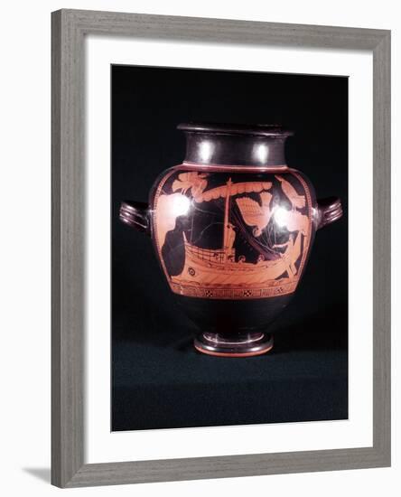 Ship of Odysseus (Ulysse), King of Ithaca-null-Framed Photographic Print