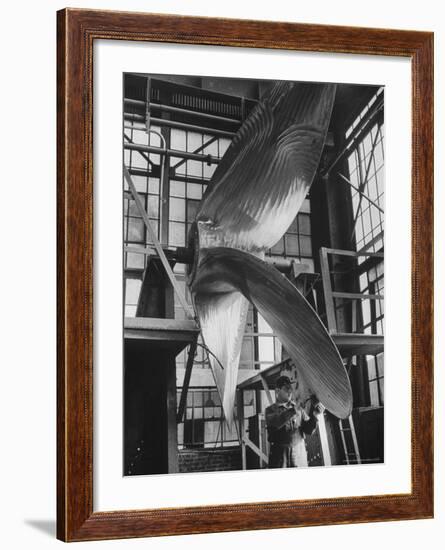 Ship Propellers, Bethlehem Steel-Andreas Feininger-Framed Photographic Print