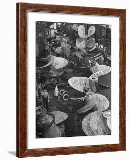 Ship Propellors, Bethlehem Steel-Andreas Feininger-Framed Photographic Print