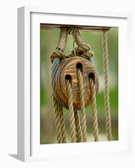 Ship Rigging, Lubeck, Germany-Russell Young-Framed Photographic Print