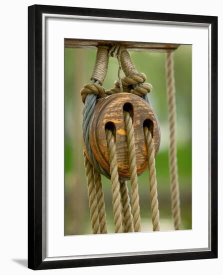 Ship Rigging, Lubeck, Germany-Russell Young-Framed Photographic Print