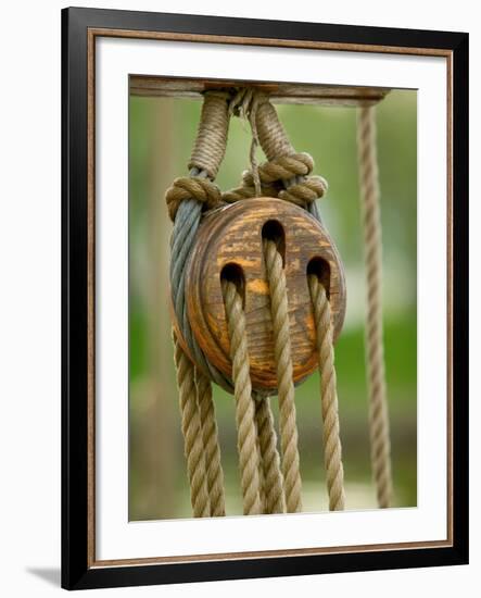 Ship Rigging, Lubeck, Germany-Russell Young-Framed Photographic Print