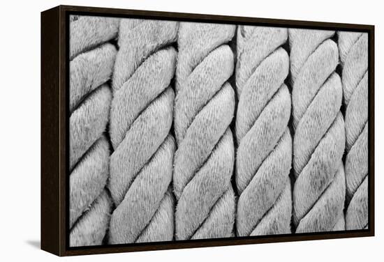 Ship Ropes Sack As Black And White Color-surawutob-Framed Stretched Canvas