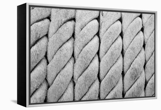 Ship Ropes Sack As Black And White Color-surawutob-Framed Stretched Canvas