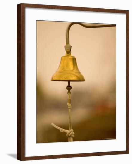 Ship's Bell, Warnemunde, Germany-Russell Young-Framed Photographic Print