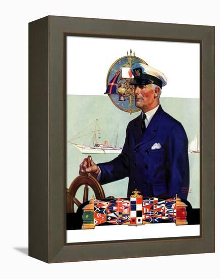 "Ship's Captain,"July 28, 1934-Edgar Franklin Wittmack-Framed Premier Image Canvas