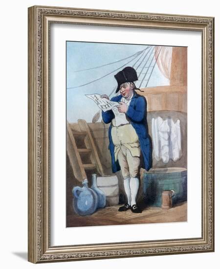 Ship's Stores Clerk, 1799-Thomas Rowlandson-Framed Giclee Print