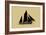 Ship Silhouette II-Vision Studio-Framed Art Print