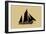 Ship Silhouette II-Vision Studio-Framed Art Print