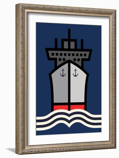 Ship Yard-null-Framed Giclee Print