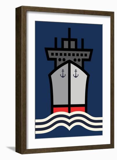 Ship Yard-null-Framed Giclee Print