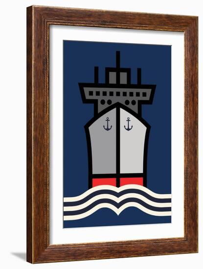 Ship Yard-null-Framed Giclee Print