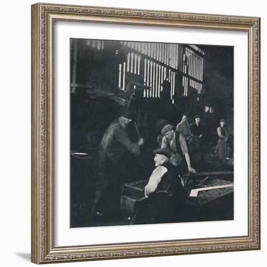 'Shipbuilding scene', 1941-Cecil Beaton-Framed Photographic Print