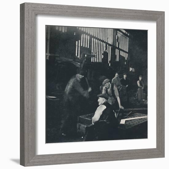 'Shipbuilding scene', 1941-Cecil Beaton-Framed Photographic Print