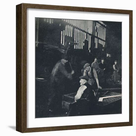 'Shipbuilding scene', 1941-Cecil Beaton-Framed Photographic Print