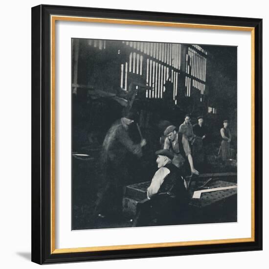 'Shipbuilding scene', 1941-Cecil Beaton-Framed Photographic Print