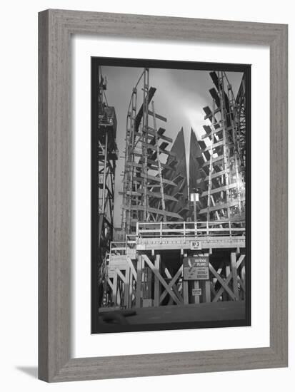 Shipbuilding-Alfred T. Palmer-Framed Art Print