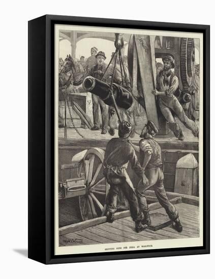 Shipping Guns for India at Woolwich-William Heysham Overend-Framed Premier Image Canvas