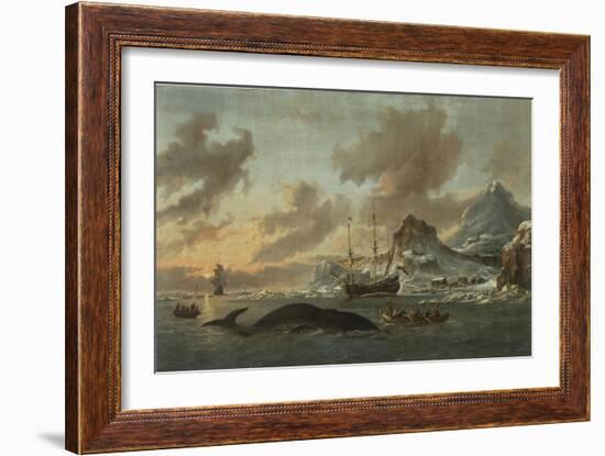 Shipping in a Choppy Sea-Arnoldus Van Anthonissen-Framed Giclee Print