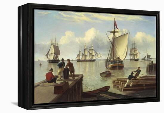 Shipping in the Humber-John Of Hull Ward-Framed Premier Image Canvas