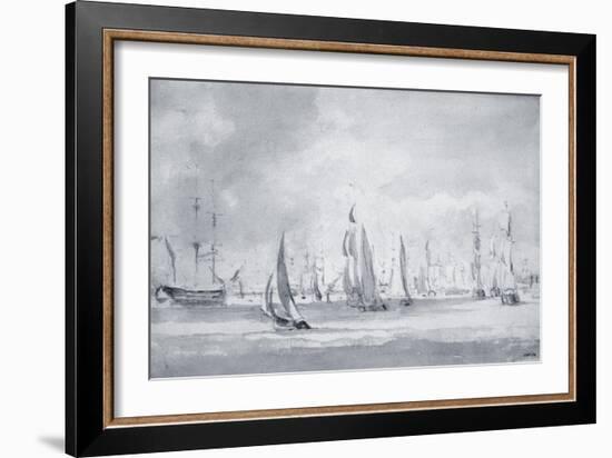 Shipping in the Thames-John Constable-Framed Giclee Print