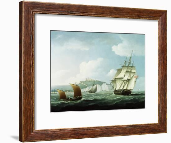 Shipping off Dover Castle, England-Thomas Buttersworth-Framed Giclee Print