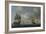 Shipping Off the South Coast of England-Charles Brooking-Framed Giclee Print