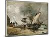 Shipping on the Orwell, near Ipswich (Oil on Canvas, 1806-1809)-John Constable-Mounted Giclee Print