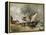 Shipping on the Orwell, near Ipswich (Oil on Canvas, 1806-1809)-John Constable-Framed Premier Image Canvas