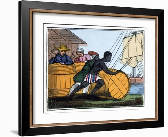 Shipping the Casks, 1826-null-Framed Giclee Print