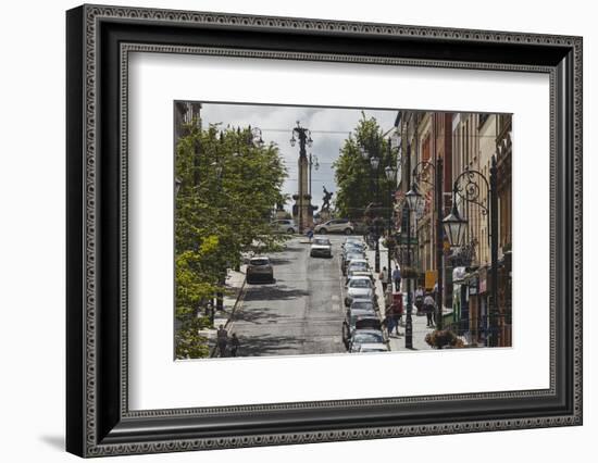 Shipquay Street, inside the walled city, Derry (Londonderry), County Londonderry, Ulster, Northern -Nigel Hicks-Framed Photographic Print