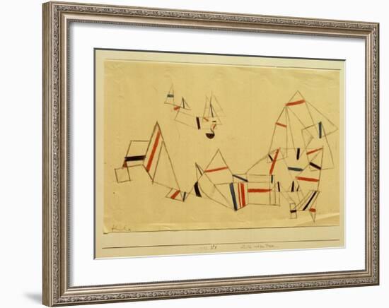 Ships After the Storm-Paul Klee-Framed Giclee Print