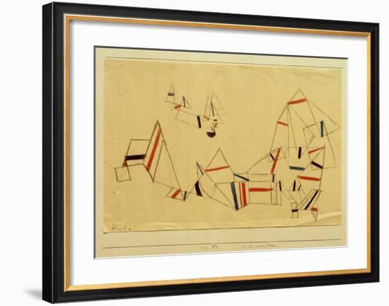 Ships After the Storm-Paul Klee-Framed Giclee Print