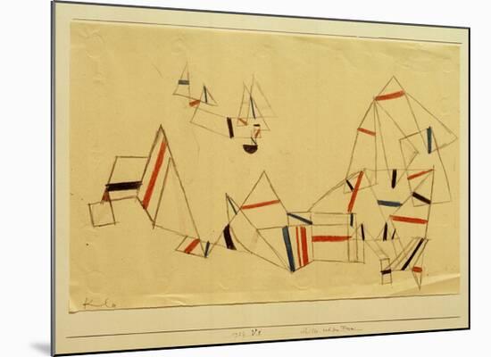 Ships After the Storm-Paul Klee-Mounted Giclee Print