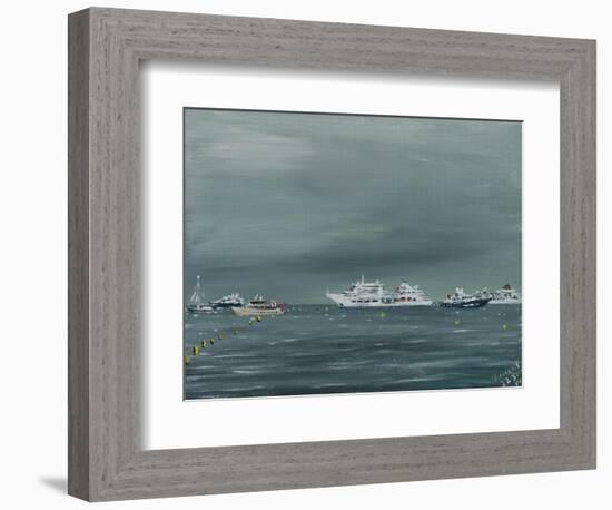 Ships and Boats at Cannes 2014-Vincent Alexander Booth-Framed Photographic Print