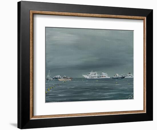 Ships and Boats at Cannes 2014-Vincent Alexander Booth-Framed Photographic Print