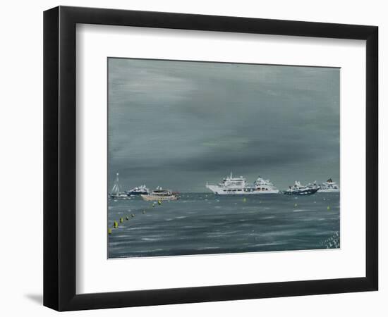 Ships and Boats at Cannes 2014-Vincent Alexander Booth-Framed Photographic Print