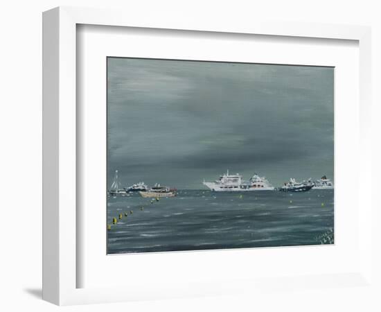 Ships and Boats at Cannes 2014-Vincent Alexander Booth-Framed Photographic Print