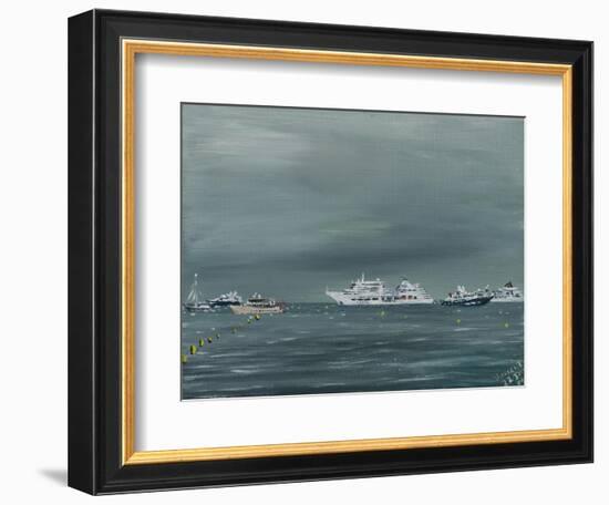 Ships and Boats at Cannes 2014-Vincent Alexander Booth-Framed Photographic Print