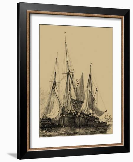 Ships and Sails I-Vision Studio-Framed Art Print