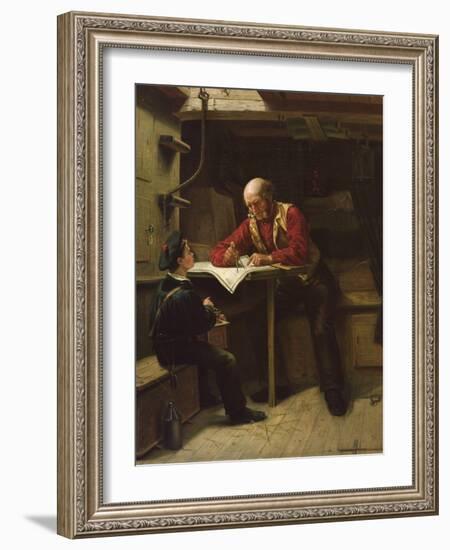 Ships Boy-Carl Julius Lorck-Framed Giclee Print