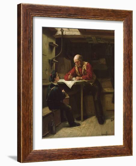 Ships Boy-Carl Julius Lorck-Framed Giclee Print